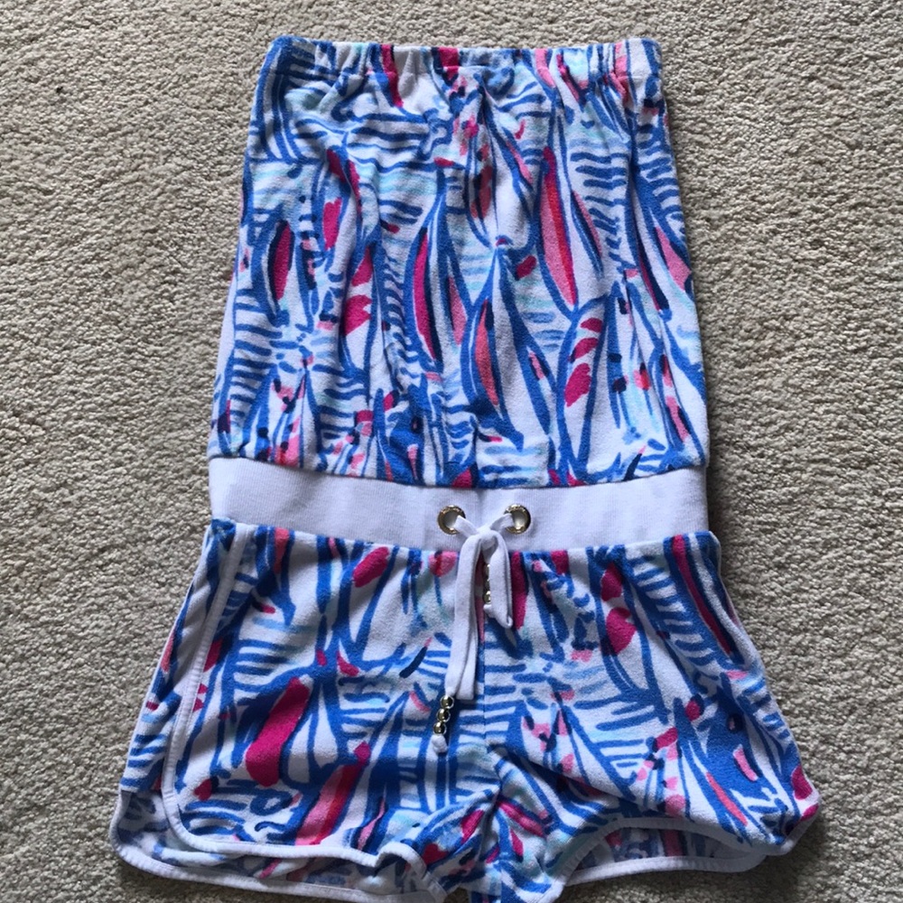 Lily Pulitzer coverup/romper